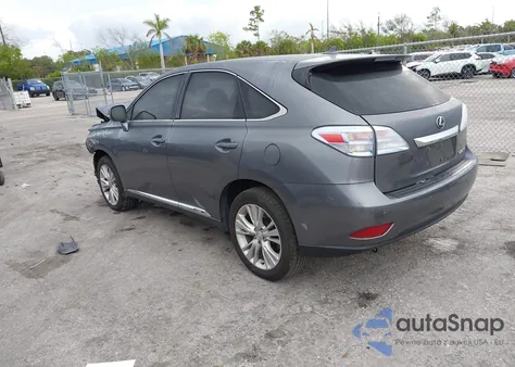 2012 Lexus Rx 450H z USA, uszkodzony, nr VIN JTJZB1BA7C2006090